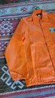 Vtg Southern Pacific Railroad Wind Jacket Med Orange Patch Pla-jac 70s Usa Made