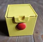 Vintage Ambi Toys Holland Bright Yellow Jack In The Box 1989 Size 2 25  Square 