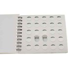 200 Pack Spi 14-017-8 Small Circular Calibration Labels With Clear Cover