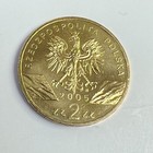 2005 Poland 2 Zloty  Eagle Owl   Chicks  bubo Bubo  Animal Coin  Y 520  Unc
