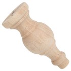 French Decorative Wooden Column Base Legs For Furniture Bed Desk
