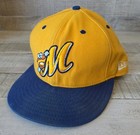 Vintage Montgomery Biscuits New Era Fitted Hat Size 7 5 8 Minor League Baseball 