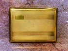 Large Art Deco Gold Vintage Mascot Musical Powder Compact And Lipstick Holder-1o