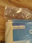 Riegel White 100   Cotton Fitted Crib Sheet 28 x 52  Xl Gussets Gender Neutral 