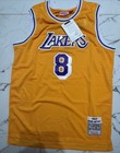 Kobe Bryant Autographed  8 Lakers Jersey  M n Hardwood Classic  Mint With Coa