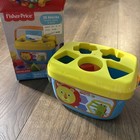 Fisher-price Stacking Toy Baby s First Blocks Set Of 10 Shapes For Sorting Play 