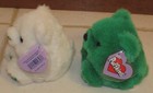 Vintage Swibco St  Patricks Day Puffkins Patty   Patrick Bears Green   White New
