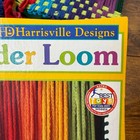 Vtg Harrisville Design Potholder Loom Kit Metal Loom Cotton Loops Travel Bag Usa