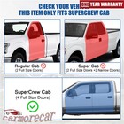 Underseat Storage Case Box Rear For Ford F150 F250 F350 2015-2020 Super Crew Cab