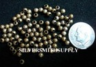 3mm Spacer Round Beads Antique Bronze Plated Necklaces Bracelets 100 Pcs Fpb133