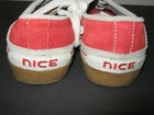 Nice Red Suede Skate Shoes Mens Size 8 Rubber Sole Low Top Sneakers
