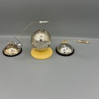 Vintage Ussr Space Satellites Desk Souvenir Set Sputnik Vostok Globe 1957 -1961