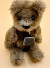 Antique Steiff Schuco Miniature Mohair Teddy Bear Jointed   Glass Eyes