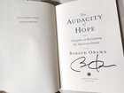 Signed Audacity Of Hope President Barack Obama 1st Edition First Printing Memoir