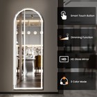 Led Full Length Full Body Mirror With 3 Colors Lights Big Mirror For Bedroom