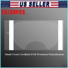 25 50 Pack Peel Off Lens Cover Face Shield Film For 6885 6800 6000 6900 Gas Mask