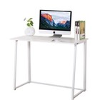 Floding Computer Desk Table Small Home Office Student Dorm Pc Laptop Desk