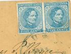 Confederate States Of America-sc 7-four Margin Pair-columbia S c -mar 31-1863  d