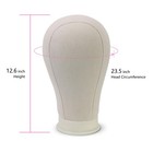 Wig Head Stand 23 5 Inch Canvas Block For Display Styling - Easy To Use