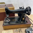 Vintage Singer 99 Sewing Machine Tested Runs W  Case Pedal Manual Extras