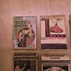 Seven Early 1930s Matchbook Covers Bowling  Dancing  Clubs  Billiards Art Deco