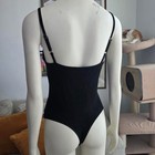 Guess Women s Colorblock Logo One-piece Bodysuit S Adjustable Straps