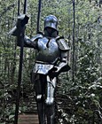 Medieval Reproduction Steel Full Body Armor Suit W  Helmet  Gauntlets  Leg feet