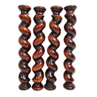 5 Baluster Groove Wood Carving Column 10 63 Antique French Architectural Salvage