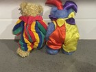 Ty 1993 Bears Piccadilly Clown   Jester Clown Blue Bear