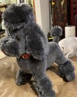 Vintage R  Dakin   Co 13  Poodle Gray Plush Stuffed Animal Dog Grey 1973