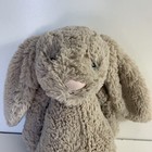 Jellycat London Medium Bashful Bunny 12  Tan Plush Stuffed Animal Rabbit