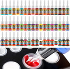 Solong Tattoo Ink Set 54 Complete Colors Pigment Kit 1 6oz 5ml Tattoo Supply For