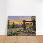 Grand Teton National Park Sign Art Print - Painting - Landscape