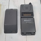Vintage Motorola Brick Flip Phone With Battery 1990s Model Gray Needs Charger