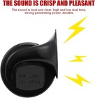 2pcs Bocina Claxon De Tren Extra Ruidoso Para Carro Auto Camion Moto Sonido Rojo