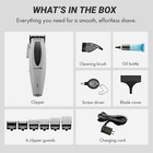 Babyliss Pro Lithiumfx  Cord cordless Ergonomic Clipper   Trimmer Combo Set Gray