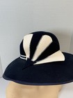 Blue Vintage Hat     Ruth Kropveld Chapeau Creations  Handmade