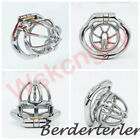 Stainless Steel Male Chastity Device With Removable Pa Puncture Cage Rings Lock