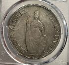 Peru  north  - 1838 Mb Silver 8 Reales  pcgs Au 50 