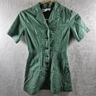 Vintage Girl Scout Uniform Size 8  Mess Kit  2 Sashes  2 Hats  Handbook 70s Lot