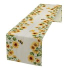 Sunflower Table Runner  Yellow Floral Flower Butterfly 13x36in Sunflower-5