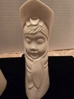 Vintage Inuit Style Resin Carvings-woman In Parka-alaska Eskimo Art Set Of 2