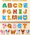 Magnetic Letters  Alphabet Abc Fridge Magnets For Toddlers And Kids  Cute Animal