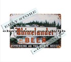 Hanging Unframed Prints Rhinelander Wisconsin Beer Metal Tin Sign