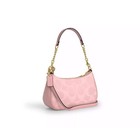 Coach Teri Shoulder Bag In Signature Canvas gold powder Pink New Fast Shipping