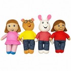 Pbs Kids Arthur   Friends Plush Dolls Lot Of 4 Dw Buster Francine Stuffed Toys