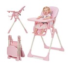 Feeding Chair Baby High Chair Foldable Babies And Toddlers Adjustable Height