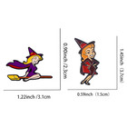 Bewitched Enamel Pin Set Of 2 Lapel Retro Hat Backpack Jacket Badge Brooch