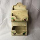 Vintage Hand Painted Match Holder From 1940s Made In Japan