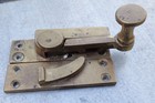Vintage Brass Sash Window Latch Lock Fastener Catch Old Handle Antique